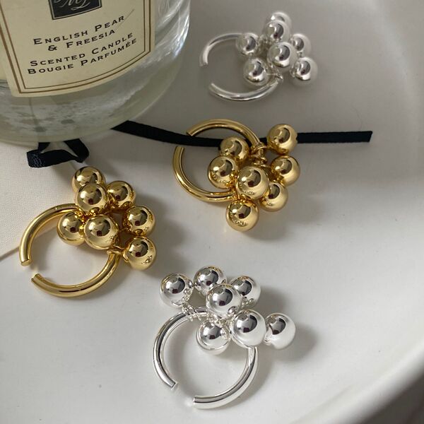 Brass small design brand ring