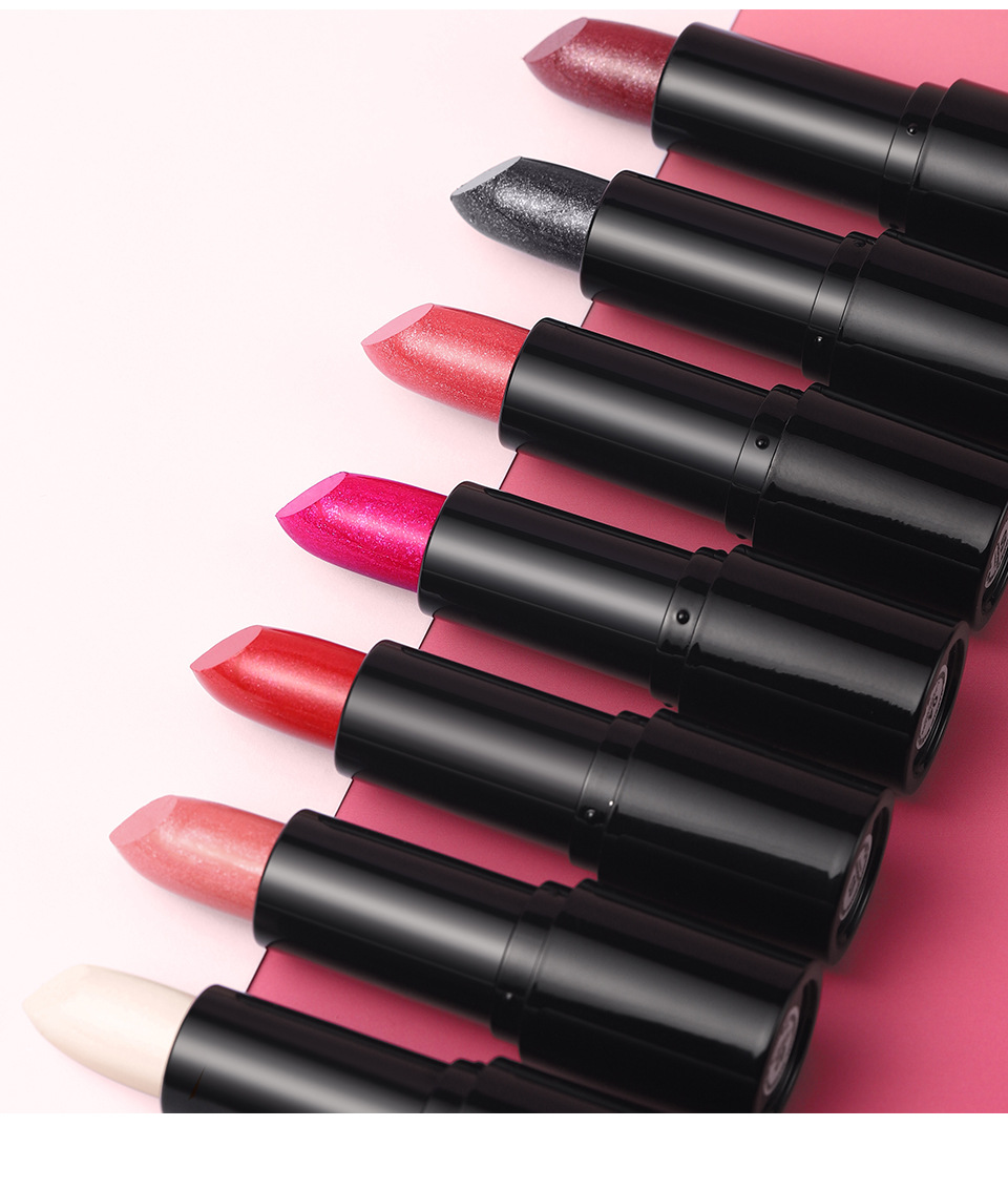 LANGMANNI Seven-color Gothic pearlescent lipstick is a multi-functional lipstick for both lips and cheeks undefined