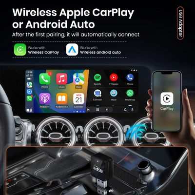 Box, Simsiz CarPlay və Android Auto