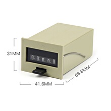 40v220V机械电磁计数器758DC24累加计数器AC4型计数器五六位其他