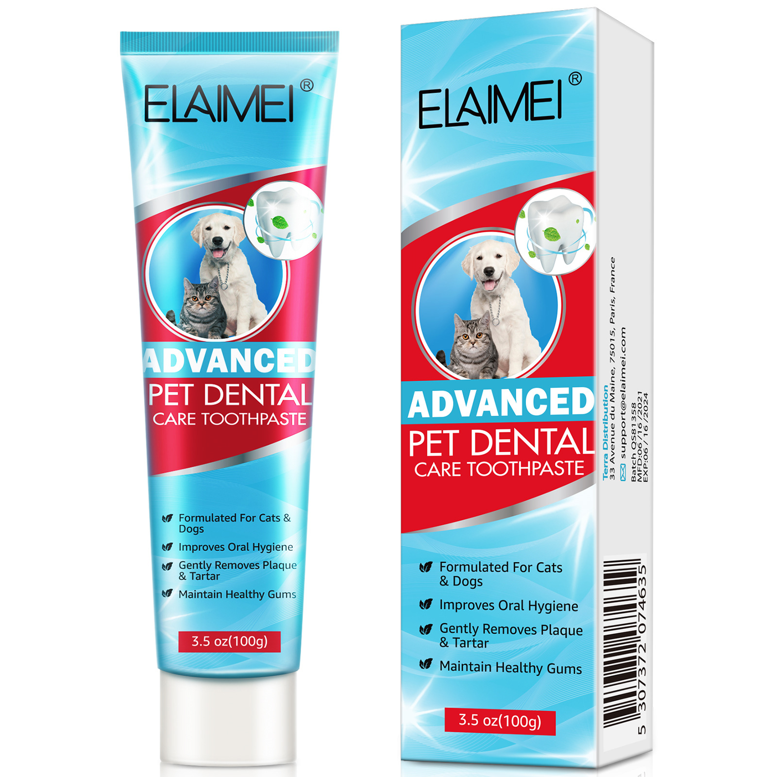 Зубная паста для удаления зубного камня Elaimei Mint
