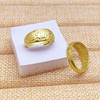 Brass jewelry, copper ring suitable for men and women, long-lasting polishing cloth