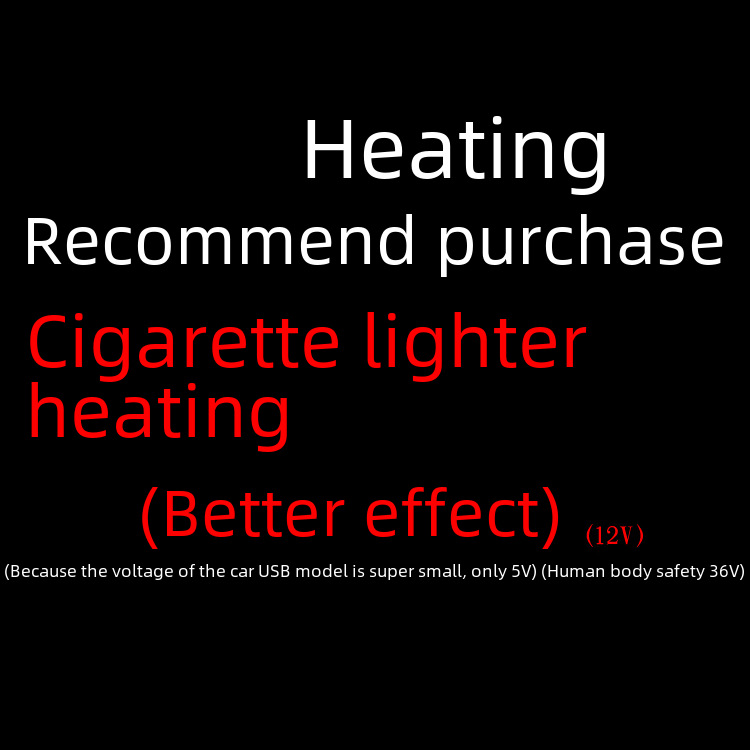 Cross-border square heating small square cushion car seat cushion single seat wholesale winter seat cushion interior accessories jewelry heating pad