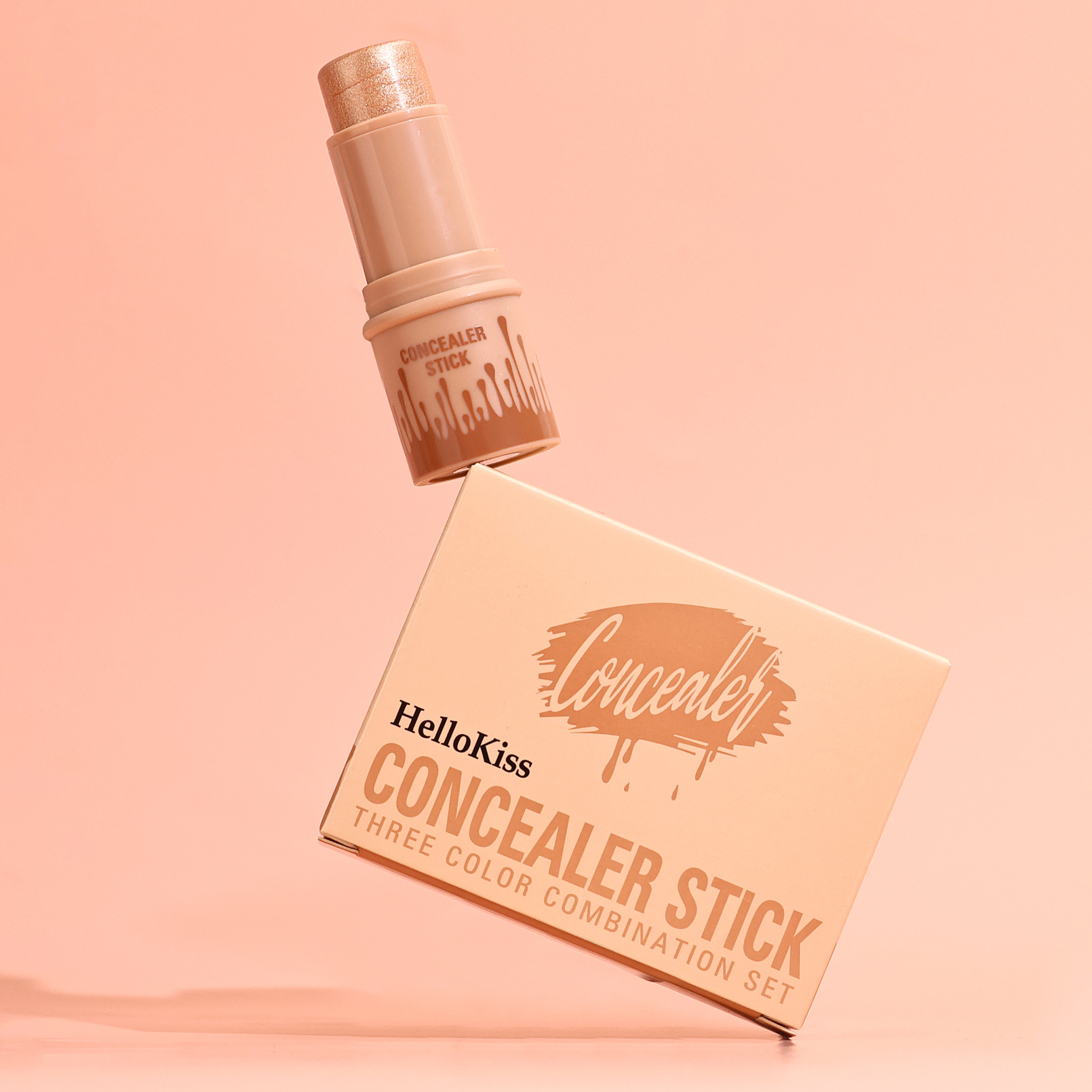 Hellokiss Multifunktionales Konturenstift-Set, 3-teilig: 3D-Konturen, Highlighten und aufhellender Rouge-Stift_voghion.com