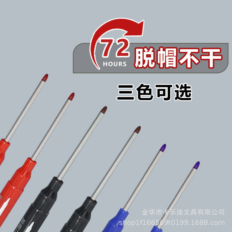 45mm marcador de cabeza larga puede agregar tinta al sitio de trabajo de carpintería de vidrio del trazador de línea de pluma de aceite a prueba de agua de boca larga