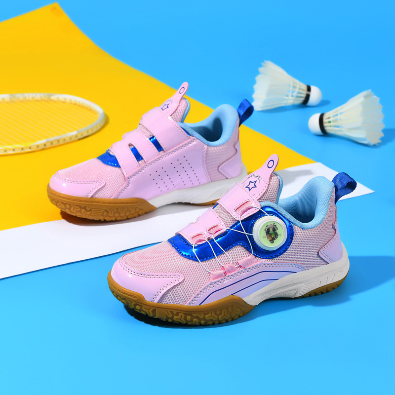 Women's Badminton Shoes 2024 New Summer Mesh Breathable Ultra Light Professional sneaker for Children