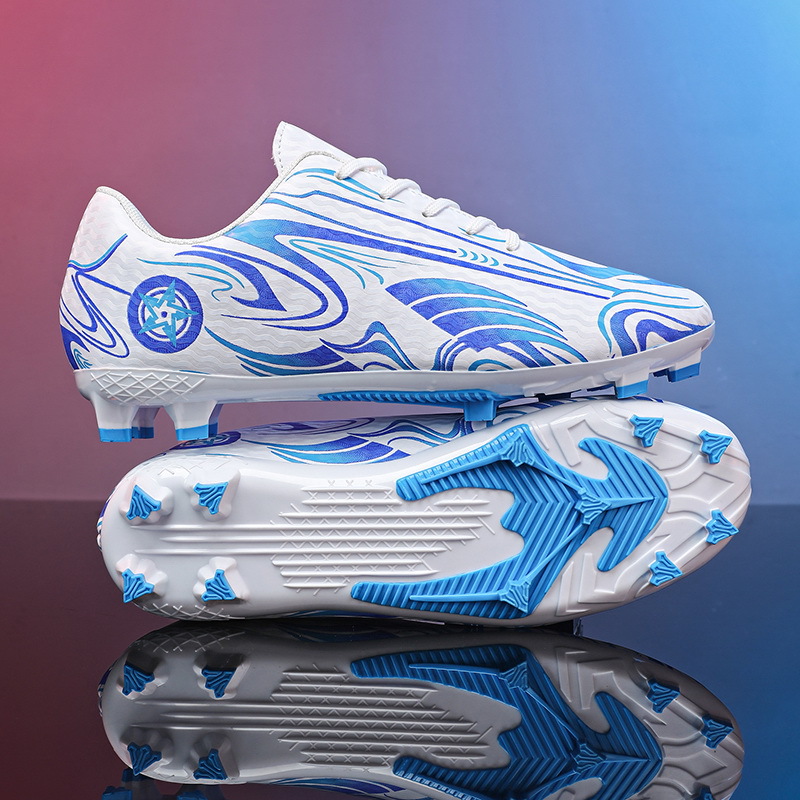 Customizado nuevo anti-deslizante zapatos de fútbol de clavos para hombres adultos zapatos de entrenamiento de entrenamiento de deportes de clavos bajos zapatos deportivos juveniles