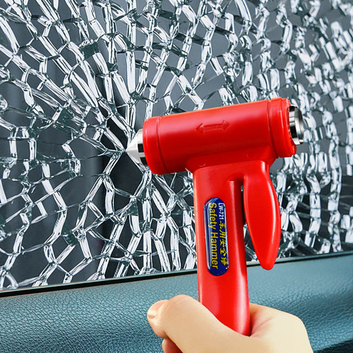 Car emergency escape hammer, life-saving hammer, car safety hammer, window breaker, outdoor multi-functional safety hammer