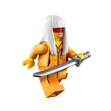 白发晴美化身 鸡冠头劳埃德跨境幻影人仔积木玩具兼容乐高杰忍者