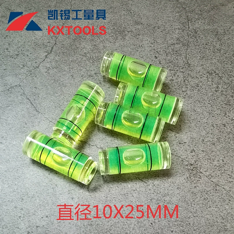 Эксцентриковый цилиндрический пузырьковый уровень, простая регулировка пузырька уровня, небольшое устройство, акриловый пузырьковый уровень