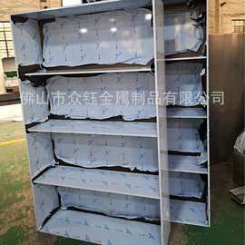 别墅背景墙喷砂玫瑰金无指纹不锈钢壁龛黑色喷砂哑光钢板柜