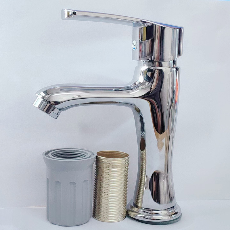 Copper single hole Basin hot and cold faucet bathroom counter basin wash basin faucet seven wolf hot and cold faucet Copper single hole Basin hot and cold faucet bathroom counter basin wash basin faucet seven wolf hot and cold faucet