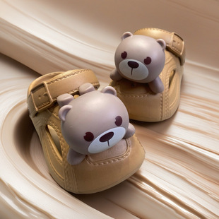 Eva Kidsren's Slippers Non-Slip Indoor Clogs Summer Cute Bear Boys and Girls Baotou Outer Wear Family Slippers