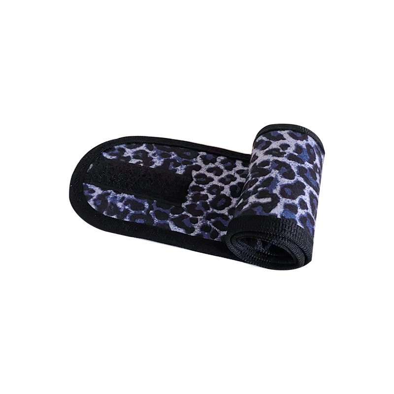 Set de Diadema y Coletero con Estampado de Leopardo de Temu, para SPA, Lavado Facial, Pañuelo para la Cabeza, Accesorios para el Cabello con Estampado Veraniego para Mujer