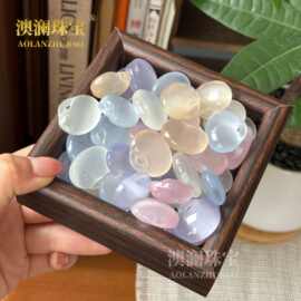 天然高冰猫眼挂件冰种元宝锁玉吊坠平安如意锁女款时尚吊坠批发