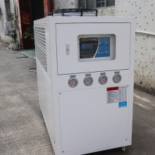 10HP工业冷水机风冷式水箱式壳管式不锈钢食品级冷冻机非标可出口