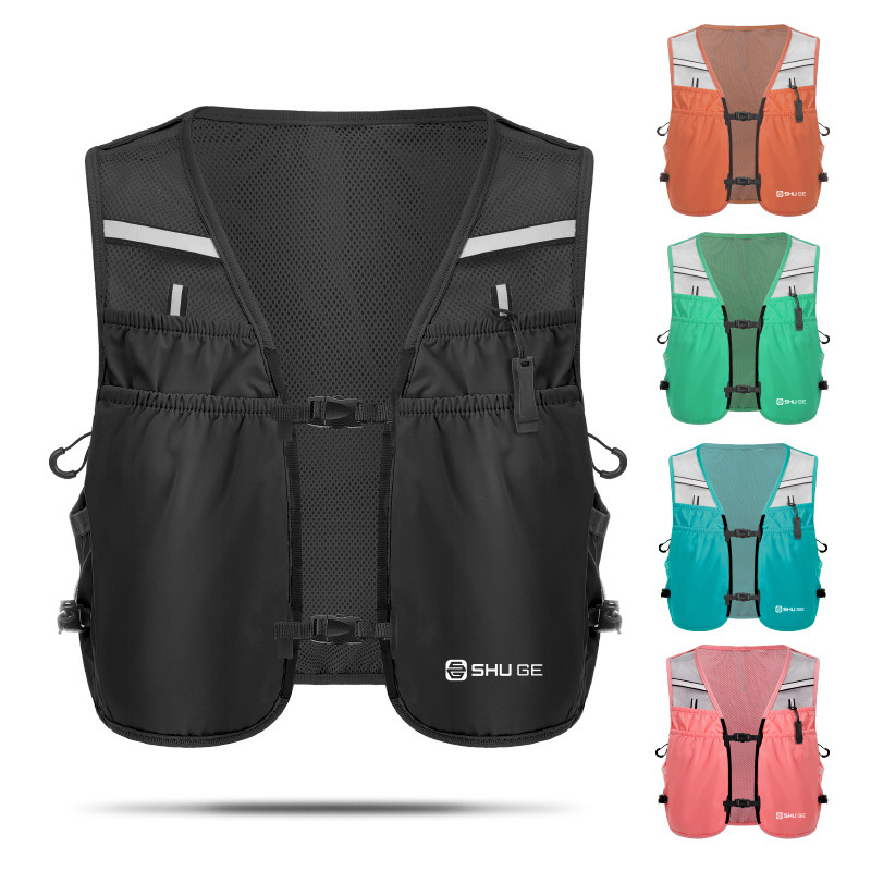 Cross-Border 2026 Spring New Outdoor Sports Vest Backpack for Cycling, Lightweight Hiking, Ultra-Light Vest with Water Bladder