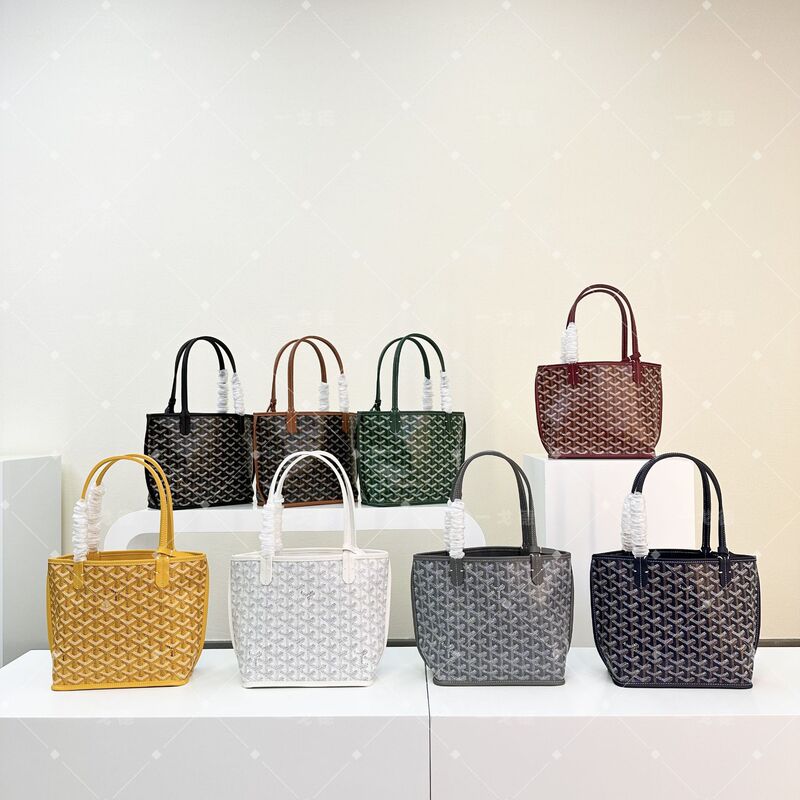 Goya Dog Tooth Women's Bag Mini Basket Shoulder Tote Bag Double-Sided Mother-Daughter Bag Casual Handbag Spring New Style