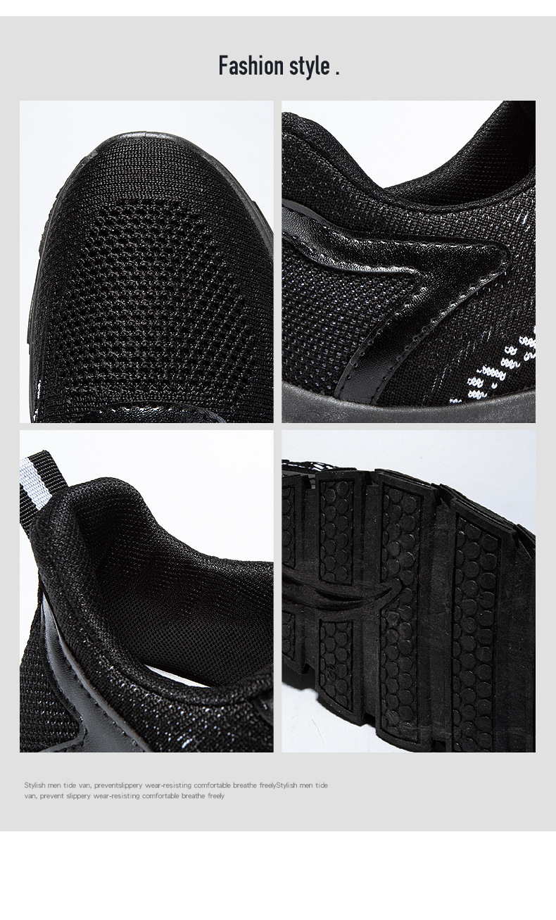 Ddy Schuhe Grenzüberschreitender Außenhandel Fliegendes Weben Atmungsaktive Casual Fashion Low Top Air Cushion Herren Trendy Schuhe Sportschuhe Großhandel_voghion.com