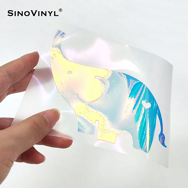 Xinlang PET arco iris fotolitografía nocturna película brillante rueda de advertencia luminosa tira adhesiva pulverizable pintura instantánea