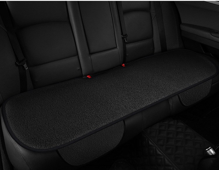 New winter teddy velvet warm car seat cushion fleece-lined thickened non-slip tie-free universal small waisted car seat cushion