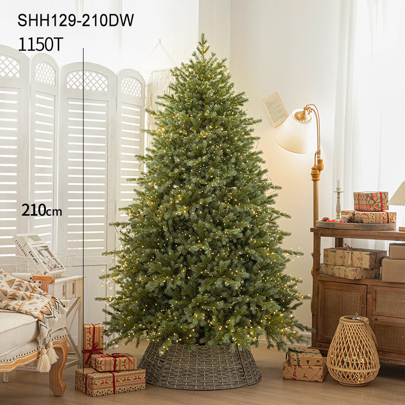2.1M árbol de Navidad bicolor (con luz de cinturón de árbol)
