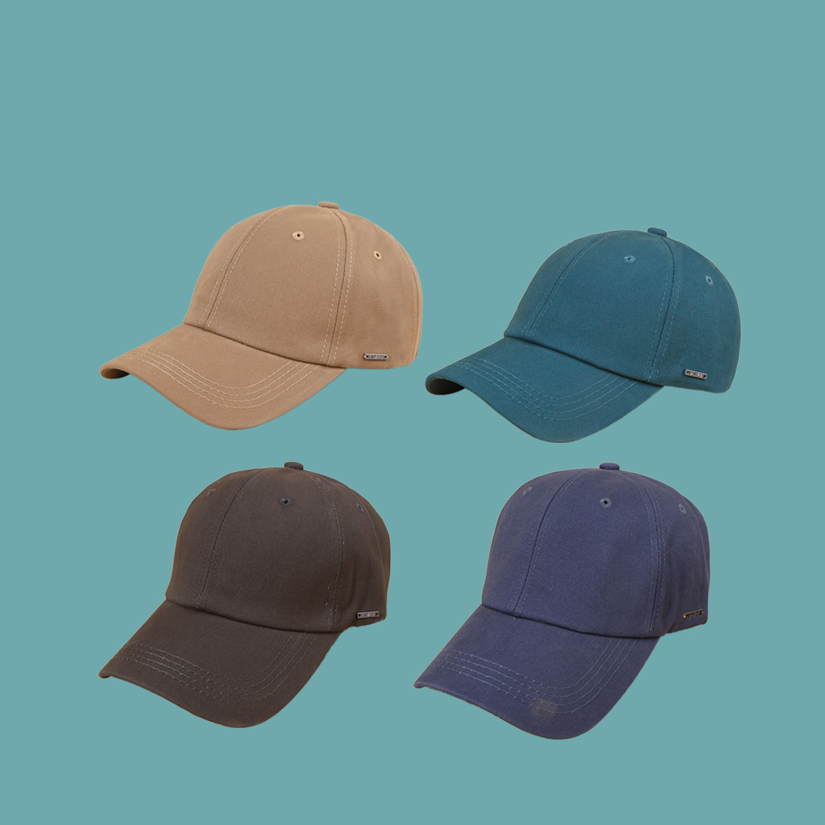 Korean Solid Color Sunscreen Caps Wholesale display picture 18