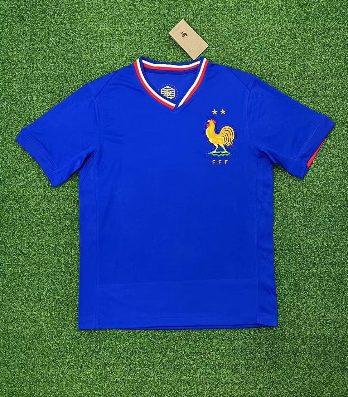 Copa de Europa 2024 Camiseta francesa Selección nacional italiana Inglaterra España Brasil Camiseta de fútbol transfronteriza
