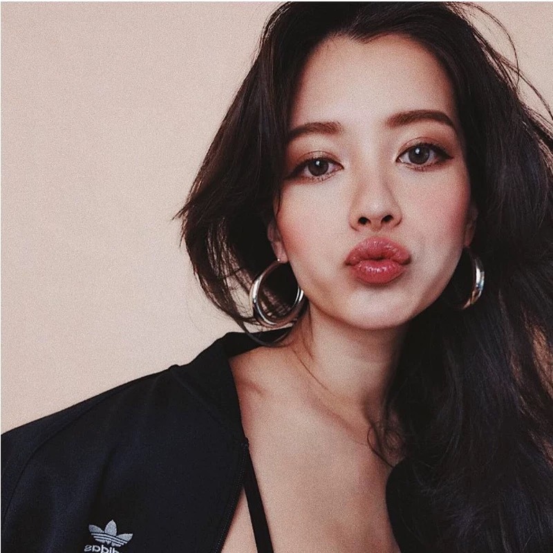 Estilo europeo y americano de metal frío aretes de anillo de estilo femenino lujoso ligero nicho estilo único pernos de orejas exagerados de personalidad