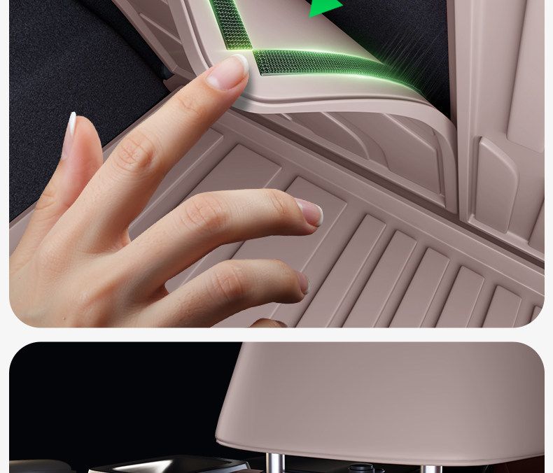 Suitable for Ideal L8 Livis trunk mat, TPE integrated trunk mat, car interior modification accessories, floor mat supplies