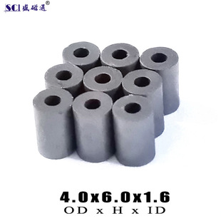 RH4x6x1.6 EMC/EMI certified high quality nickel zinc anti-electromagnetic radiation nickel zinc ferrite small magnetic ring beads