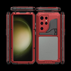 跨境適用三星S22保護套S23ultra手機殼硅膠防摔全包IP68級潛水殼