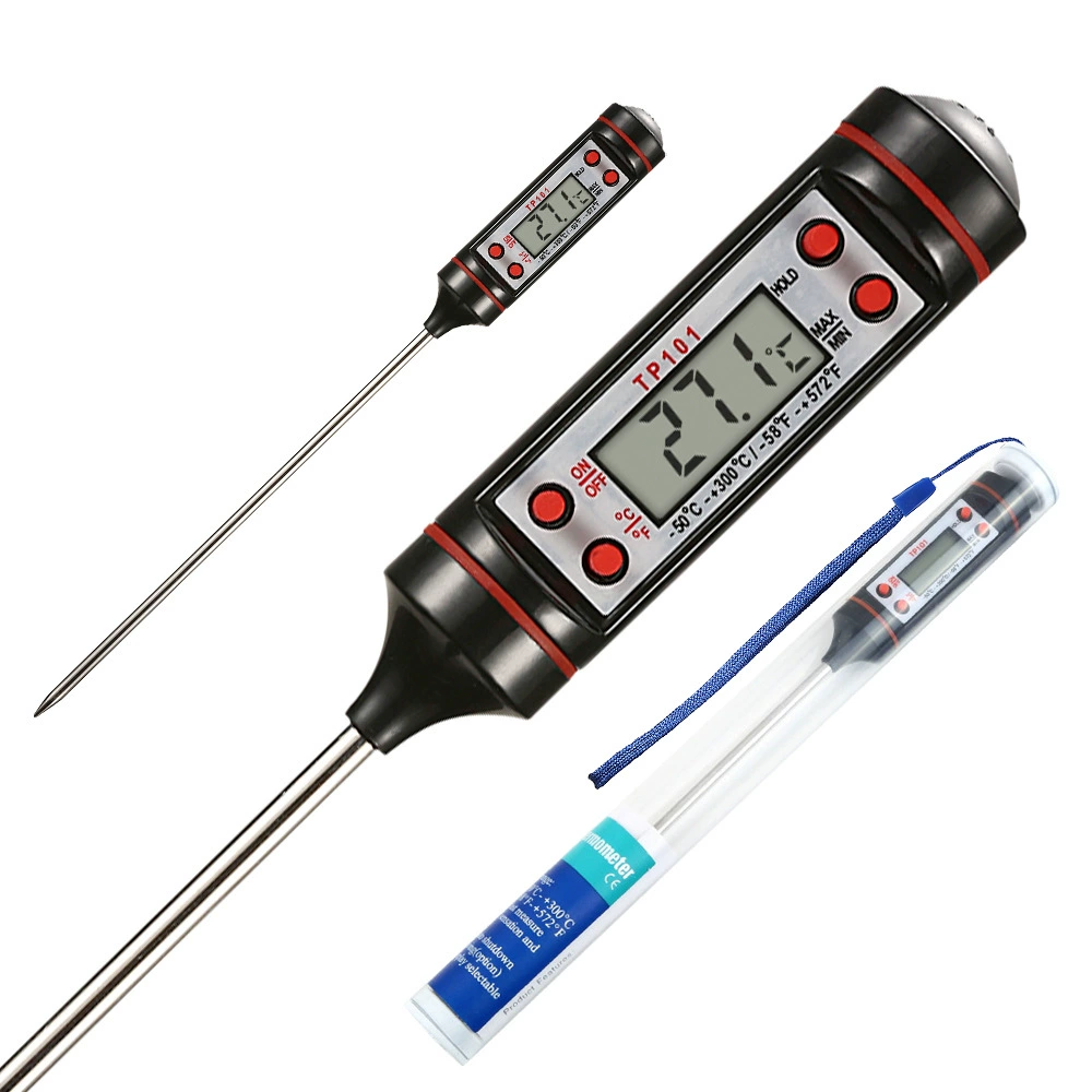 Electronic handheld thermometer, temperature measurement