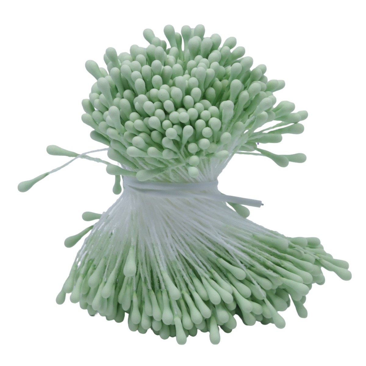 2 mm, 390 piezas, núcleo de flor mate, flor artificial, estambre de yeso ecológico, material para rosas y lirios, cabezal a juego