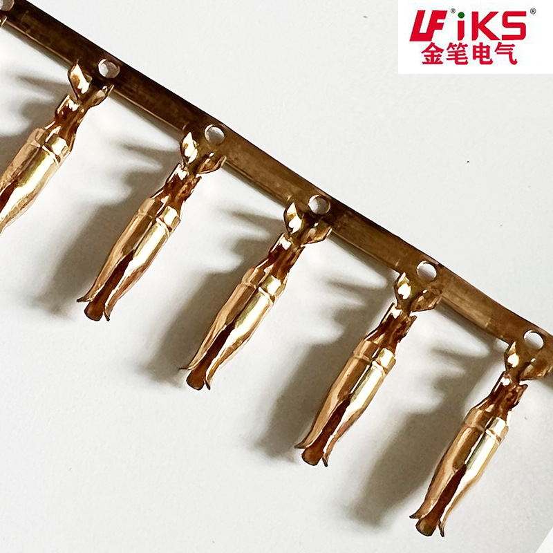 3.2花瓶端子磷铜0.4厚葫芦端子莲花型 单耳电源插 2.35花瓶端子