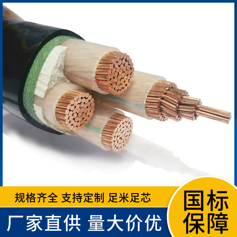 5X10mm 5X16mm 5X25mm 5X35mm 5X50mm ZA-VV铜芯电缆线厂家