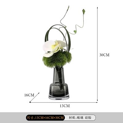 회색 유리 꽃꽂이 2