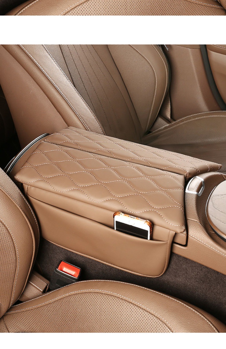 Suitable for Mercedes-Benz Armrest Box Protective Pad, Heightening Pad Cover, Mercedes E300L C2600L Decoration, 23Glc300L Accessories