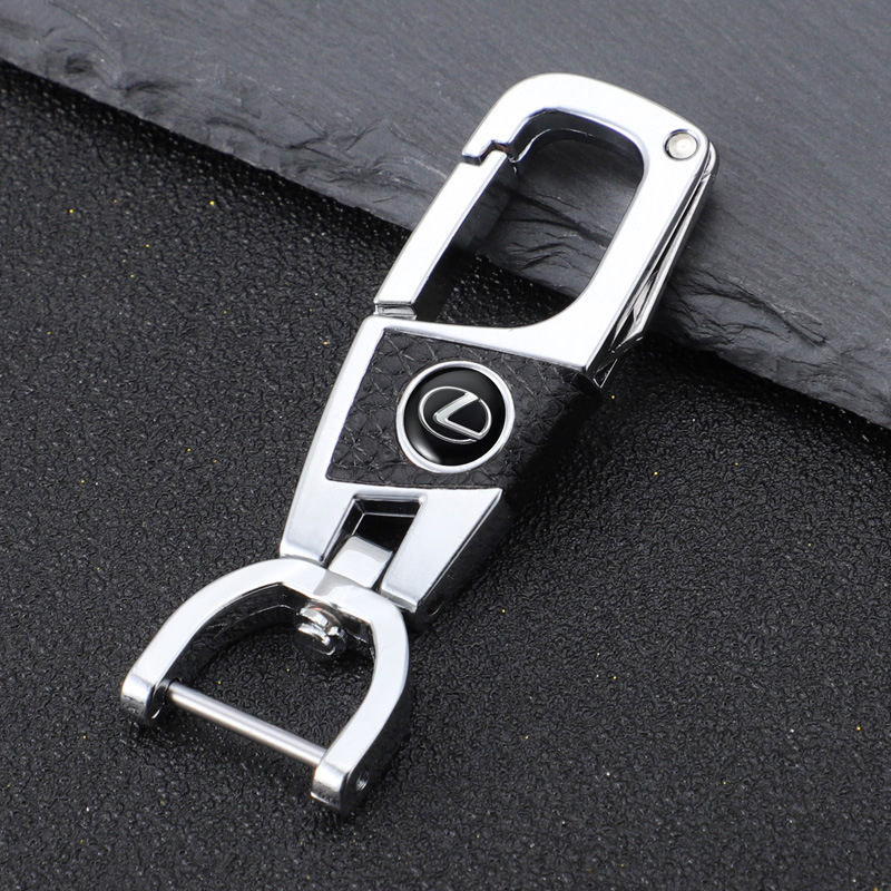 Transfronterizo Amazon vende nuevos llaveros para automóviles, llaveros para automóviles exclusivos para cada modelo, hebillas colgantes para hombres