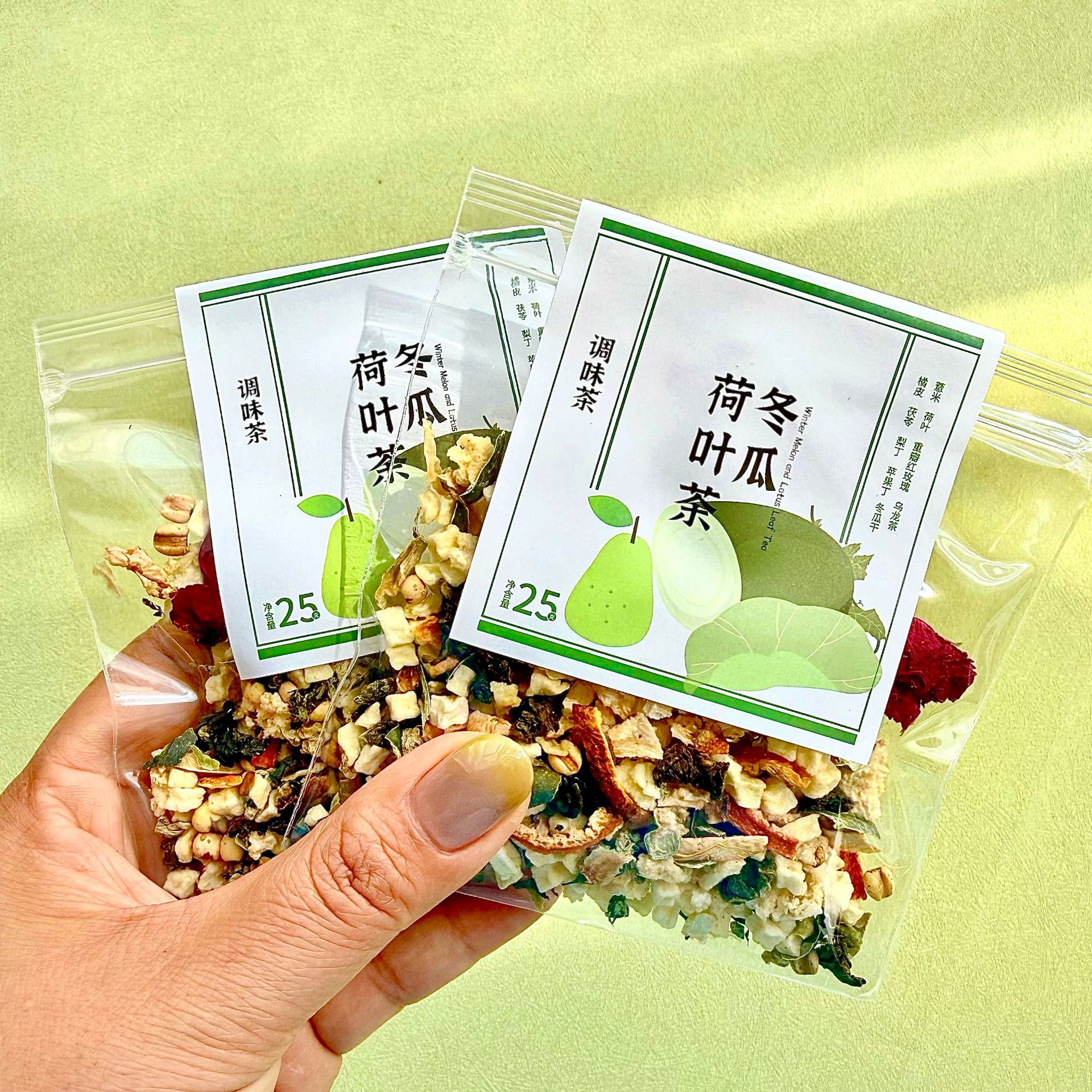 Apple Hawthorn Herbal Tea Bags Goji Astragalus Blend Cold Brew Wellness Gift Tea 28g key features