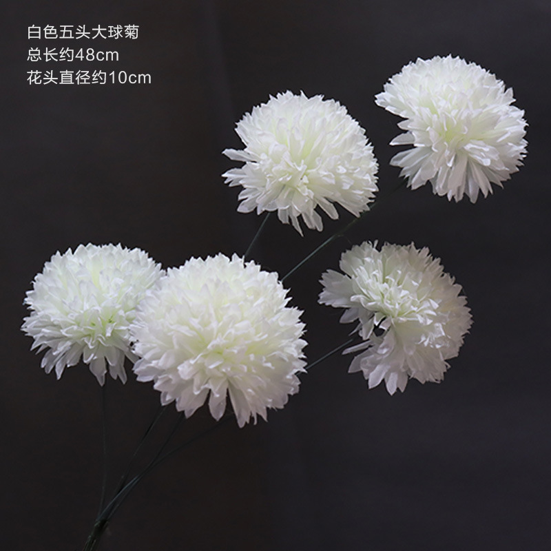 Material de flor de boda blanco brumoso artificial Misty Wedding Hall decoración camino plomo arreglo de flores techo flor artificial Flor de plástico