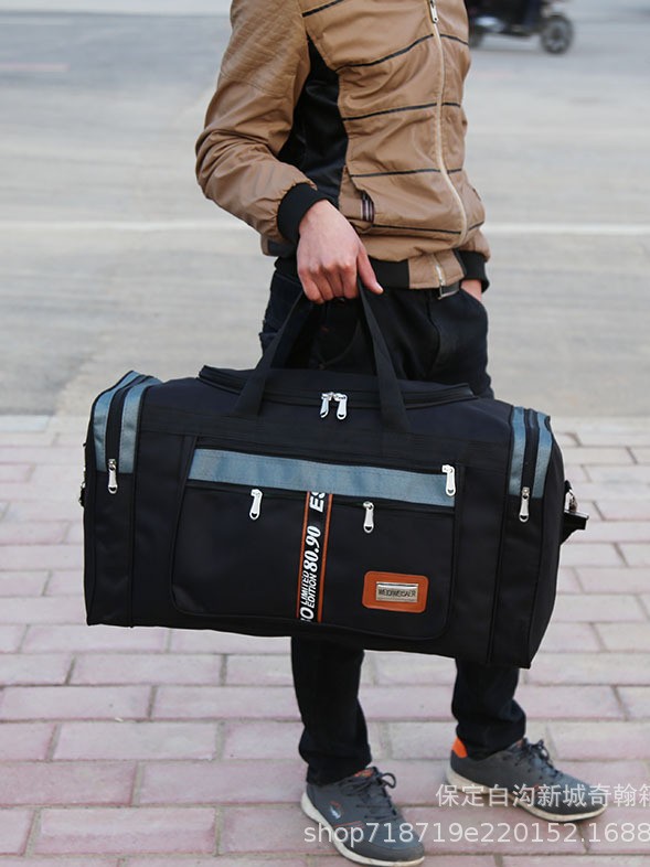 Bolsa de viaje de gran tamaño coreana, bolsa de mano, bolsa de viaje de larga distancia, bolsa de viaje de autoconducción, bolsa de envío para hombres, bolsa de mujeres