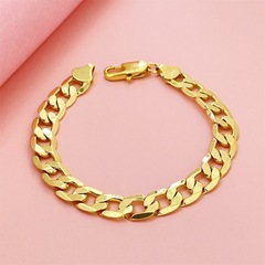 メーカー直売の人気アクセサリーは24kの金のブレスレットをめっきします。