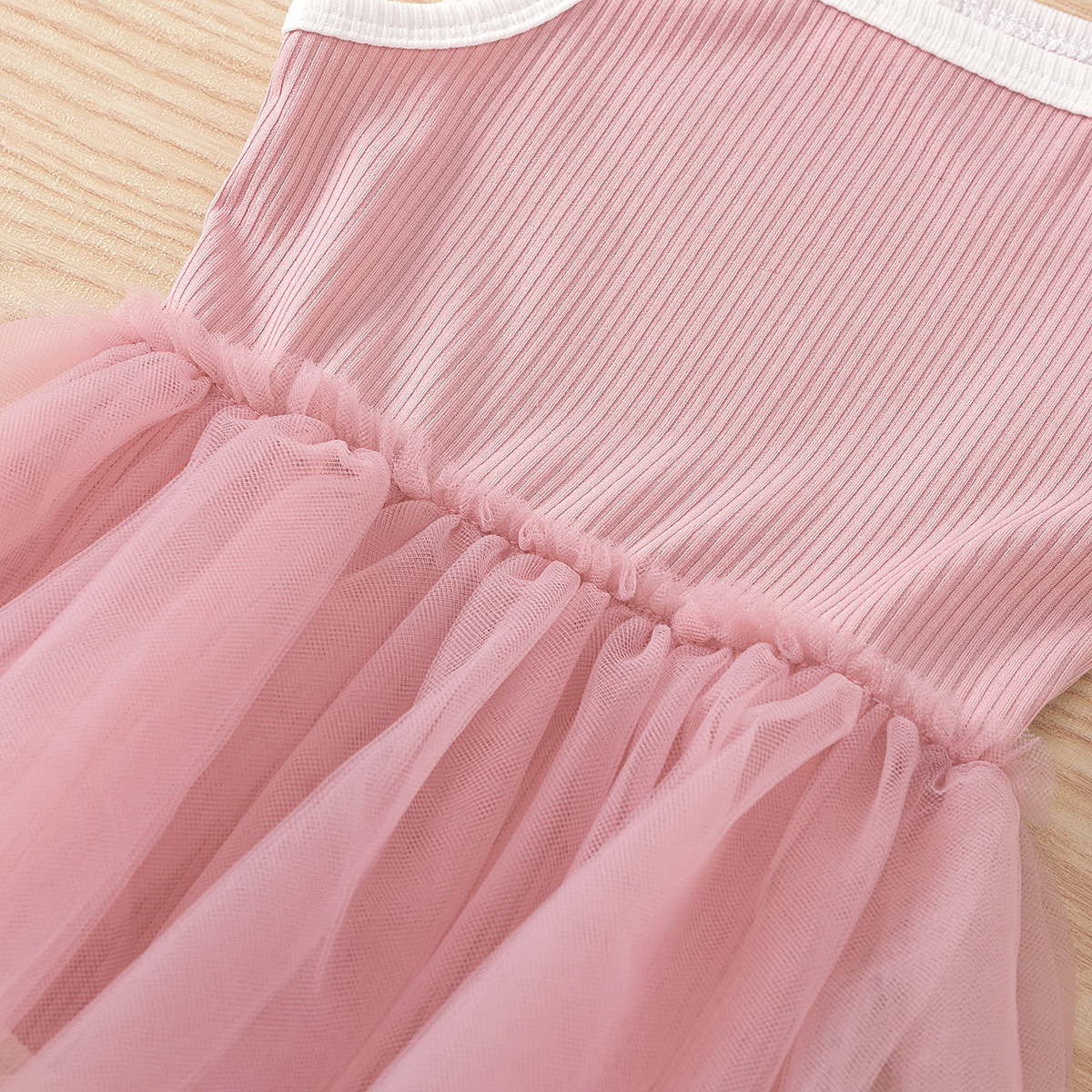 Cute Pastoral Stripe Cotton Blend Girls Dresses display picture 3