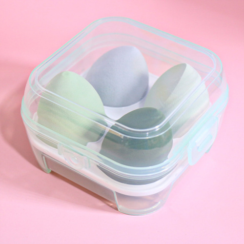 Super soft A-grade cosmetic egg, which becomes 2 times larger when soaked in water, super elastic, wet and dry cosmetic egg storage