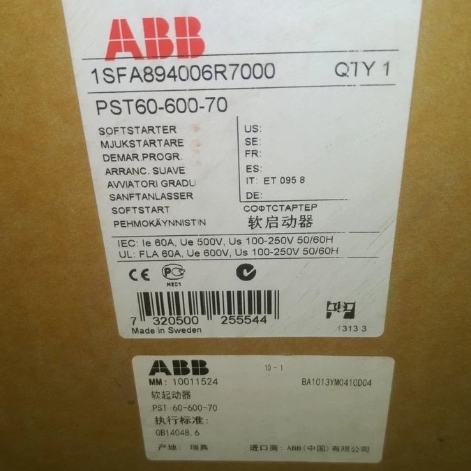 PST60-600-70 软启动器全新原装现货实拍实物包邮特惠供应议价