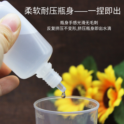 Manufacturer wholesale 10ml 20 30ml eye drop bottle dropper bottle eye water bottle plastic aqueous solution bottle
