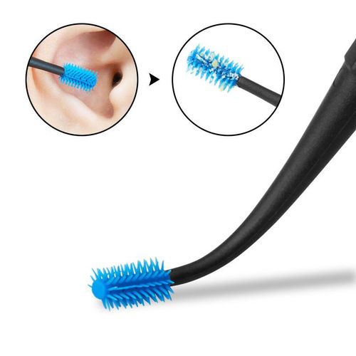 Hottest Trend Ear Cleaning Tool Soft Dual-Head Spiral Silicone Ear Scoop Adult and Children Ear Cleaning Device