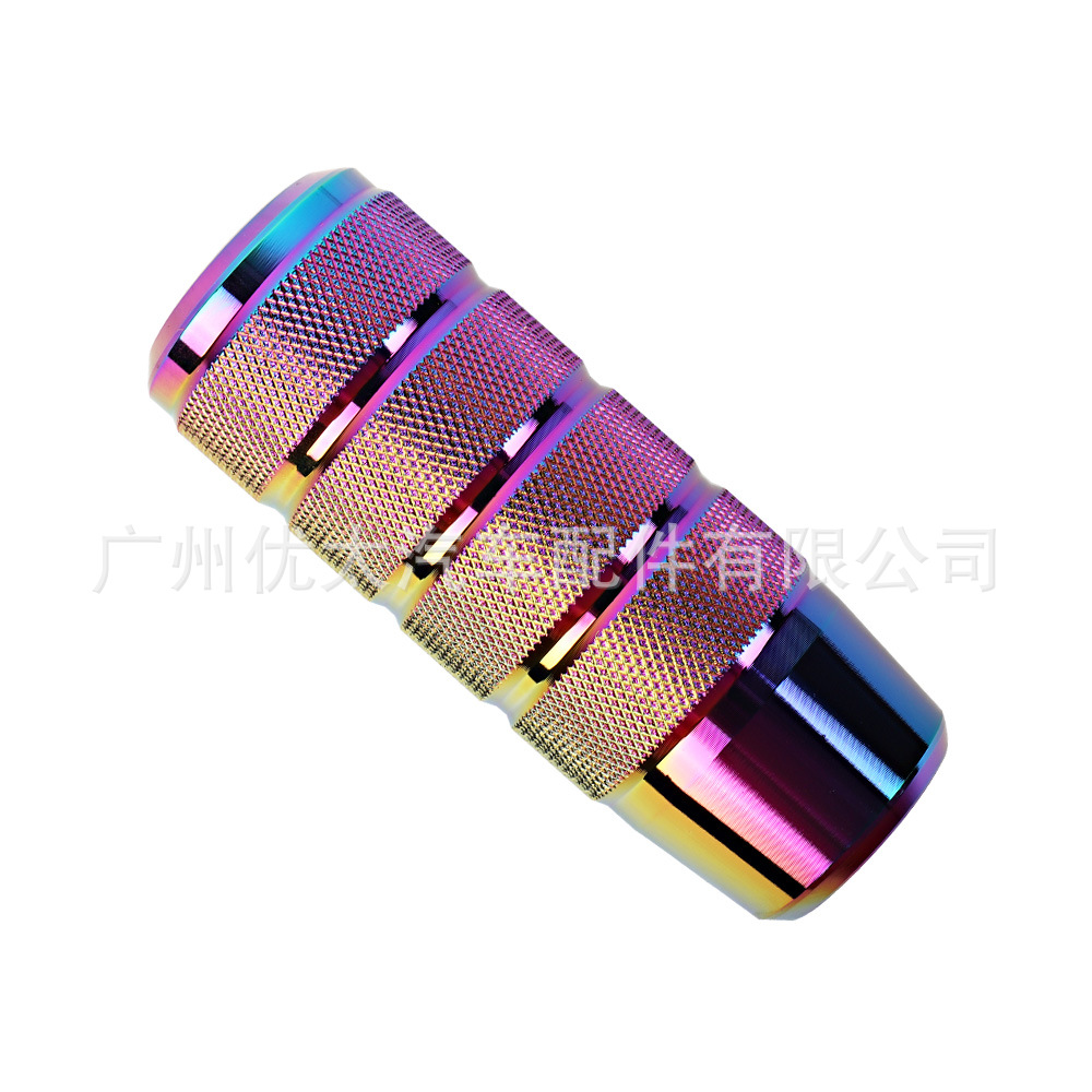 Modificación del coche auto-Manual de engranajes 9,5 cm cabeza del engranaje moleteado helado hornear azul colorido cabeza del engranaje de aleación de aluminio