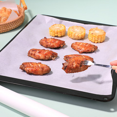 MARUKI日本進口烘焙用紙硅油紙純白色雙面鋸齒包裝裁剪方便防粘焦